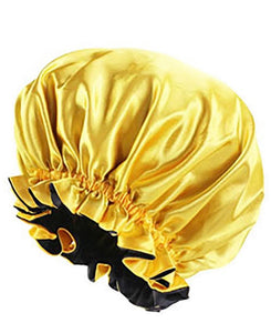 Reversible Solid Color Large Ruffle Satin Crowns