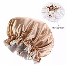 Load image into Gallery viewer, Reversible Solid Color Large Ruffle Satin Crowns
