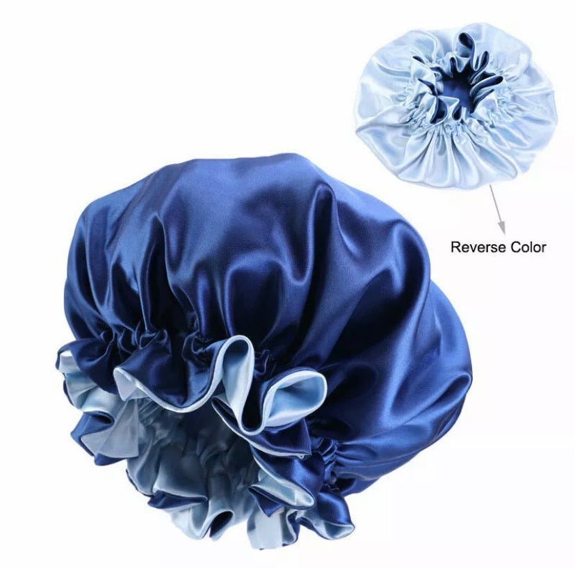 Reversible Solid Color Large Ruffle Satin Crowns