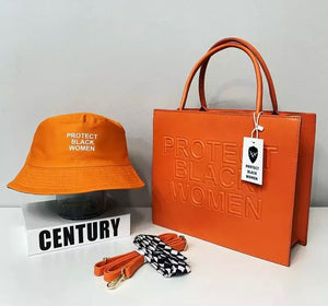 Protect Black Women Bag Set (Orange)