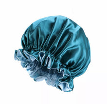 Load image into Gallery viewer, Reversible Solid Color Large Ruffle Satin Crowns
