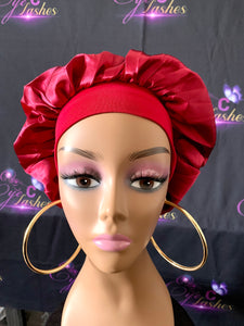 Wide Band Solid Satin Crowns