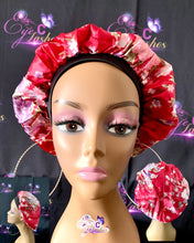 Load image into Gallery viewer, Wide Band Floral Satin Crowns
