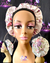 Load image into Gallery viewer, Wide Band Floral Satin Crowns
