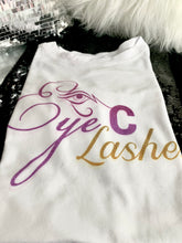 Load image into Gallery viewer, Eye C Lashes T-shirt

