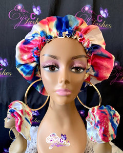 Tie Dye Satin Crowns