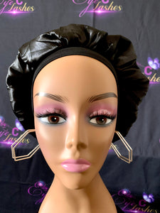 Wide Band Solid Satin Crowns
