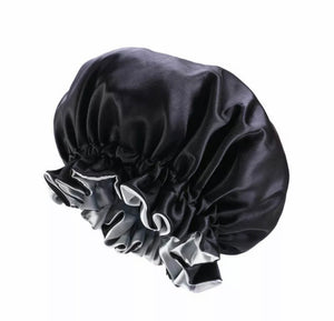 Reversible Solid Color Large Ruffle Satin Crowns